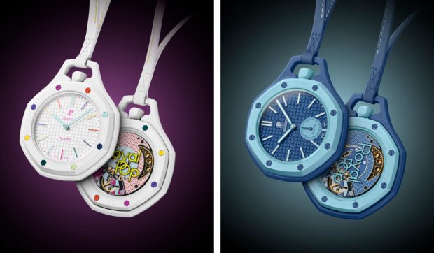 Audemars Piguet și Swatch lansează Royal Pop, un ceas de buzunar inedit din Bioceramic la preț accesibil