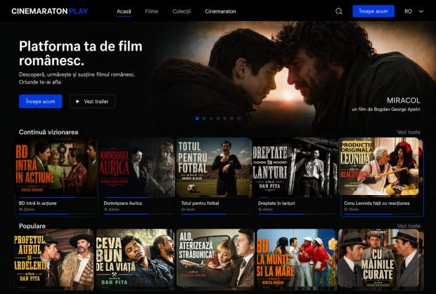 Cinemaraton face pasul în streaming cu Cinemaraton Play, platforma dedicată exclusiv filmului românesc