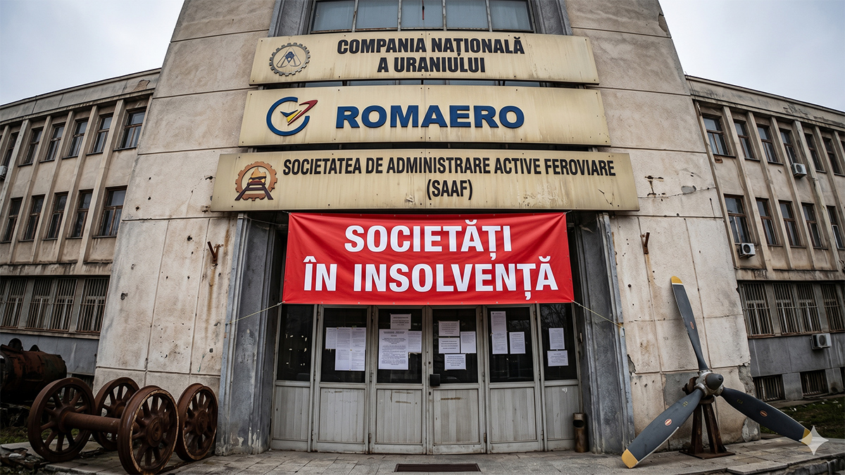 Cine sunt administratorii speciali care încasează bani din insolvența Companiei Naționale a Uraniului și Romaero
