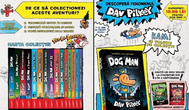 Cum stimulează benzile desenate pasiunea pentru lectură în rândul copiilor: Ringier lansează colecția Dav Pilkey în România