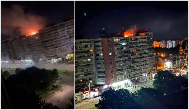 Reacția lui Raed Arafat, după ce o dronă s-a prăbușit pe un bloc din Galați: „Locatarii rămân evacuați, mesajale RO-Alert trebuie luate în serios”