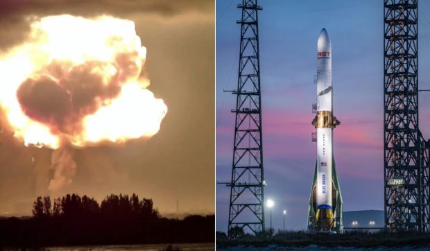 Racheta New Glenn a lui Jeff Bezos a explodat la un test înainte de lansare, provocând pagube importante