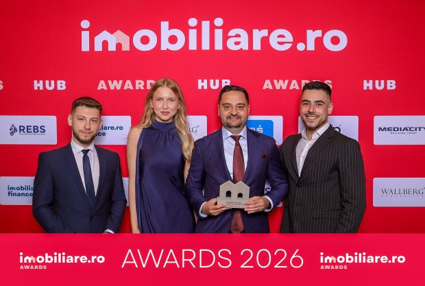 Investa Imobiliare, desemnată „Agenția nouă a anului 2025 în România” la gala Imobiliare.ro Awards