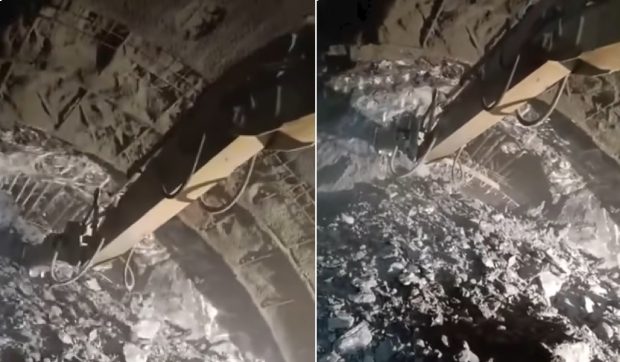 Tunelul Robești de pe Autostrada Sibiu-Pitești a fost excavat. Momentul în care a fost străpunsă și a doua galerie