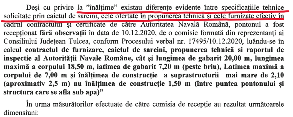Pontoane din fonduri UE, sub dimensiunile cerute. Directorul CJ Tulcea care a semnat contractele a cumpărat ulterior un apartament în blocul celui care a câştigat licitația