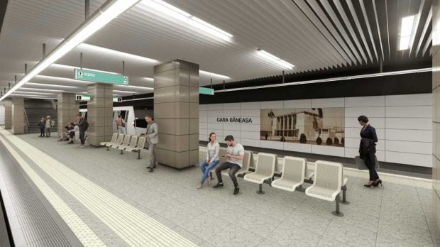 Șinele, arhitectura și instalațiile Magistralei 6 de metrou 1 Mai – Aeroportul Otopeni costă un miliard de lei, plus TVA. Cum vor arăta stațiile