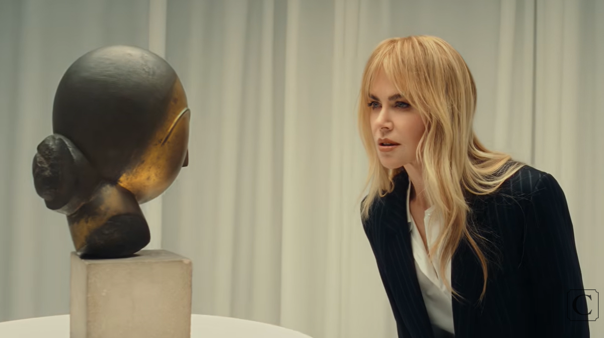 Nicole Kidman promovează „Danaida” lui Brâncuși. Sculptura, estimată la 100 de milioane de dolari, ar putea stabili zilele viitoare un nou record de piață al artistului