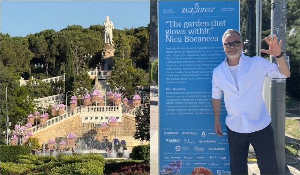 Arta florală a unui român strălucește la Festivalul Zaragoza Florece din Spania