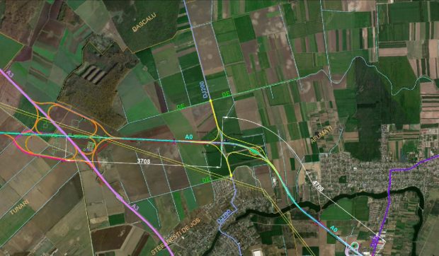 Autostrada A0 va fi conectată la Ștefăneștii de Jos – Dascălu printr-un nod rutier modern de aproape 28 milioane euro
