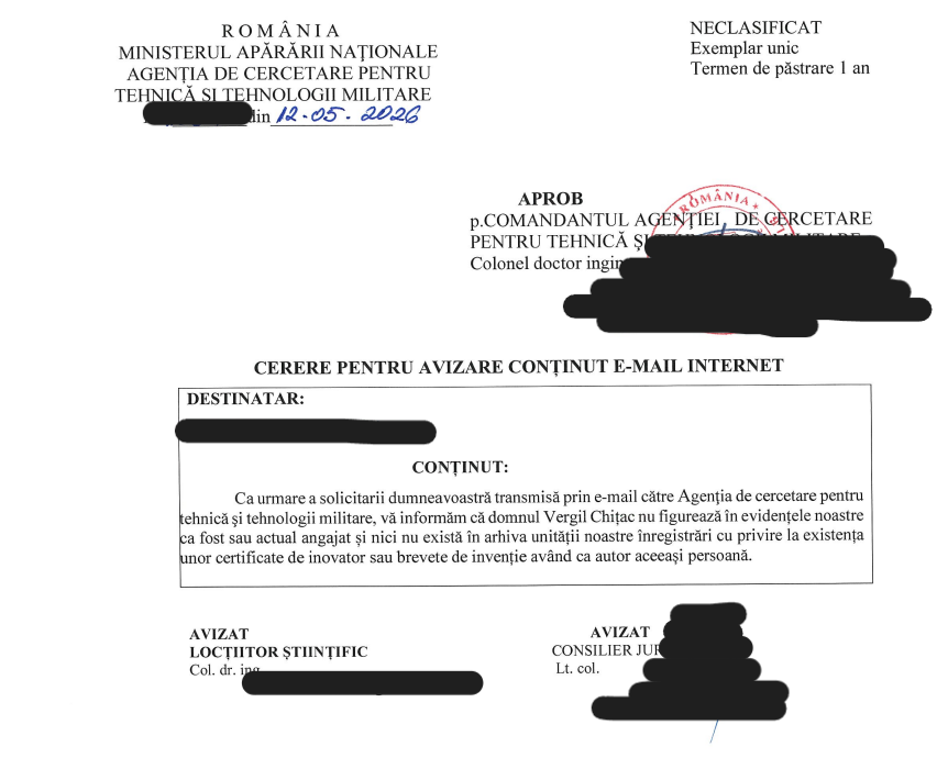 Pe urmele brevetelor. Cinci instituții diferite au ridicat din umeri când au fost întrebate de certificatele de inovator ale primarului Constanței, Vergil Chițac, trecute de acesta în CV. OSIM: „Nu există”