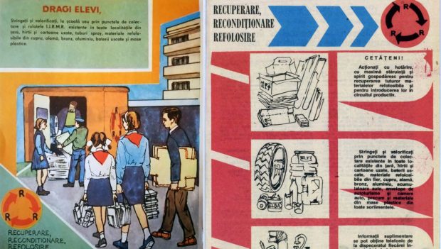 Reciclarea în România lui Ceaușescu. Cei trei „R” ai propagandei socialiste: recuperare, recondiționare, refolosire – obsesia economiei centralizate. Normele impuse unităților de miliție