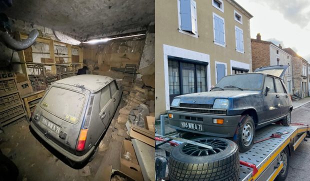 Renault 5 din 1982, păstrat impecabil, vândut la licitație cu peste 47.000 de euro datorită unei nuanțe rare