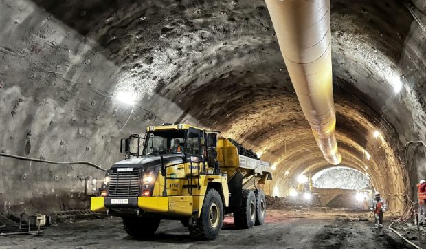 Progresul lucrărilor la tunelurile protejate pentru urși de pe sectorul Margina-Holdea al Autostrăzii A1