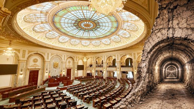 Descoperiri surprinzătoare în Senatul României: buncăre secrete, marmură interzisă și metrou ascuns