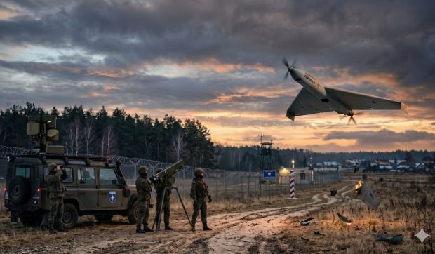 Polonia ripostează dur după intruziunea dronelor rusești în spațiul său aerian