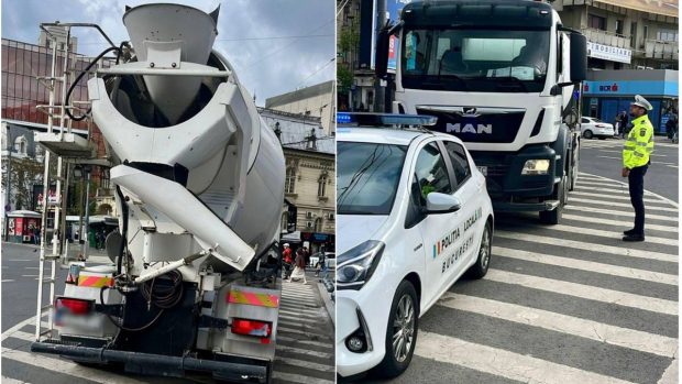 Șofer amendat cu 5.000 de lei, pentru că a vrut să treacă cu o cifă pe Bulevardul Magheru din București, deși nu avea autorizație pentru zona A