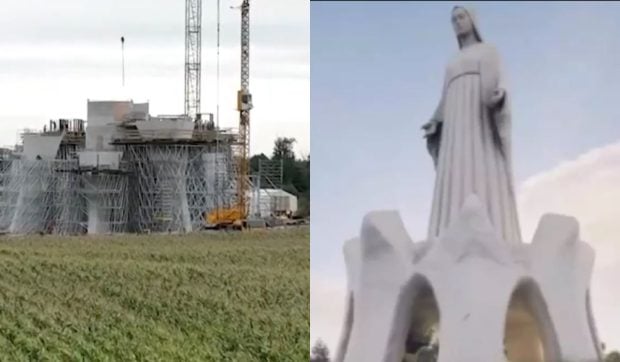 Satul minuscul de doar 120 de locuitori unde se construiește cea mai înaltă statuie a Fecioarei Maria din Europa