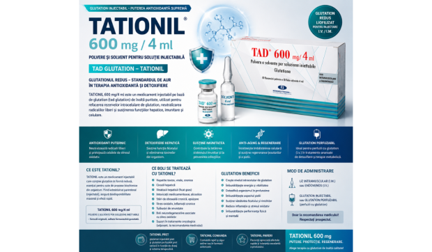 Tad Glutation 600 mg / 4 ml. Beneficii și utilizări