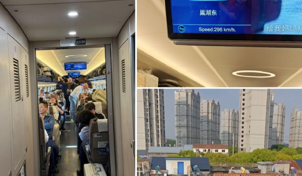 Experiență la superlativ cu trenul de mare viteză din China: 1.128 km în doar patru ore și jumătate