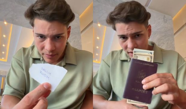 Un român a primit o cameră de lux la un hotel în Egipt după ce a predat la recepție pașaportul cu un bilețel în interior