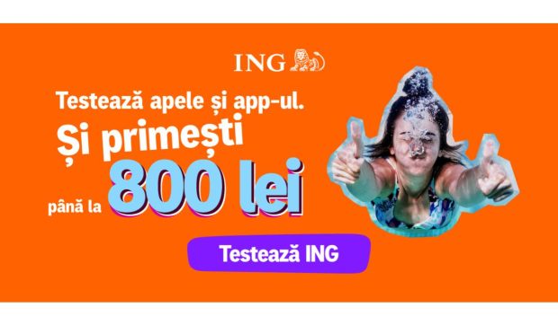 Deschide un cont ING în 9 minute și câștigă până la 800 de lei printr-un proces complet online și avantaje în plus