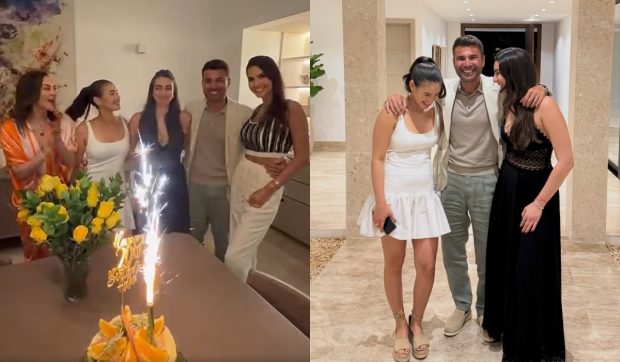 Familiei lui Adrian Mutu: o aniversare specială cu prezența ambelor soții