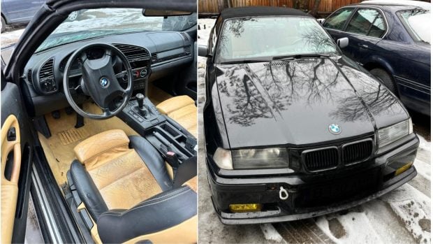 ANAF scoate la licitație un BMW decapotabil din 1997, prețul de pornire peste 29.000 euro