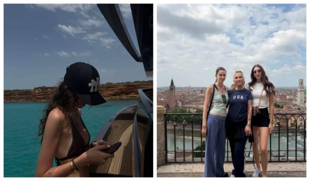 Rebecca Dumitrescu, fiica Anamariei Prodan, în vacanță de lux pe un iaht alături de logodnicul ei din California