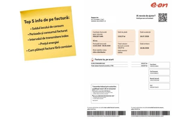 Cinci aspecte esențiale de verificat pe factura ta de energie pentru a evita surprizele neplăcute