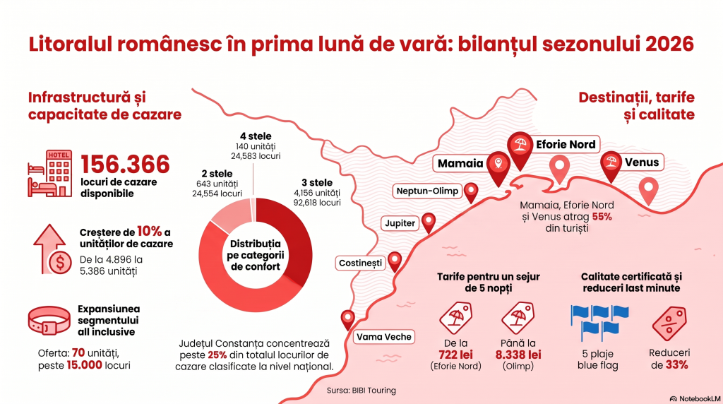 Hotelierii de pe litoralul românesc încearcă să combată tăierea voucherelor de vacanță cu reduceri de ultim moment: „2026 seamănă cu o «jumătate de pandemie»”