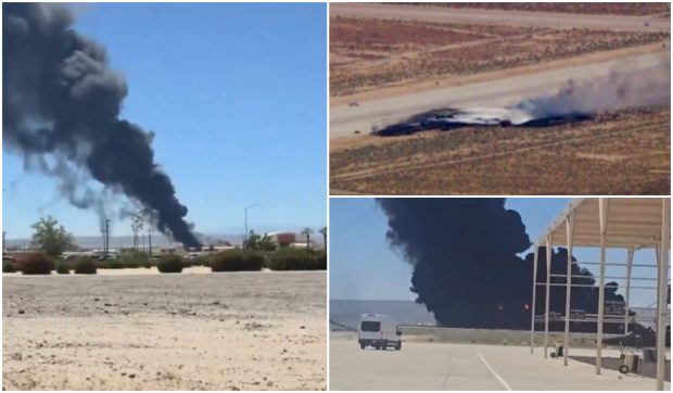 8 oameni au murit după prăbușirea unui bombardier al Forțelor Aeriene Americane în California: „Tragic și imposibil de supraviețuit”