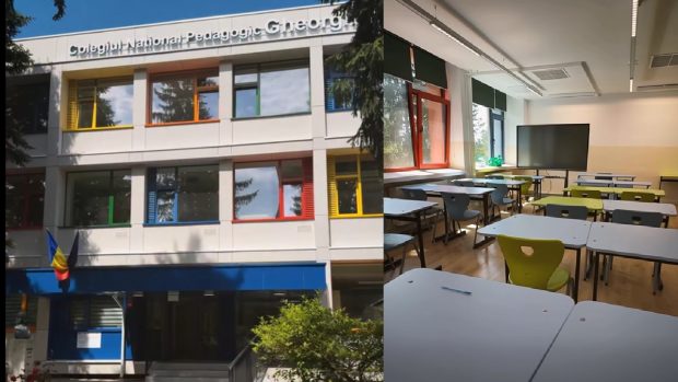 Cum arată liceul din Cluj modernizat cu 6.100.000 de euro din PNRR și de la bugetul local