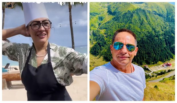 Imagine de colecție cu Dan Negru și soția lui, alături de familia Măruță, în Mauritius. „Prima fotografie cu Andra am făcut-o acum vreo 25 de ani”