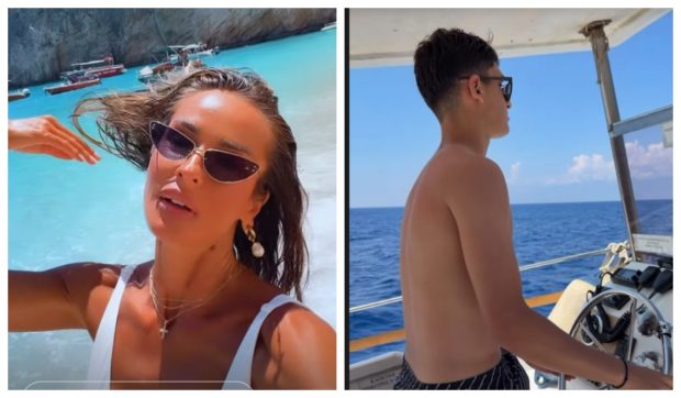 Cum au apărut Diana Munteanu și fiul ei, în Grecia. Vedeta Antena 1 a făcut senzație la plajă, în costum de baie