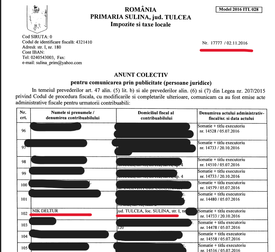 Afaceri pe terenul statului cu mai puțin de 300 de lei lunar. Firma șefului RAZL Sulina a primit concesiunea unei suprafețe pe buza falezei Dunării