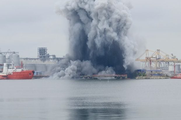 Explozia dronei din Portul Constanța: semnalul autodistrugerii a fost semnalat cu trei minute înainte de incident