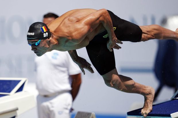 David Popovici triumfă la 100 m liber la Trofeul Sette Colli, stabilind un nou record al competiției