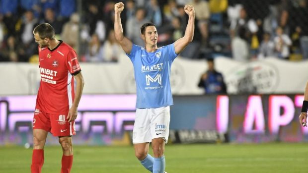 FC Voluntari o învinge pe Hermannstadt cu 3-0 şi revine în Superligă după doi ani. Dorinel Munteanu, a patra retrogradare din carieră