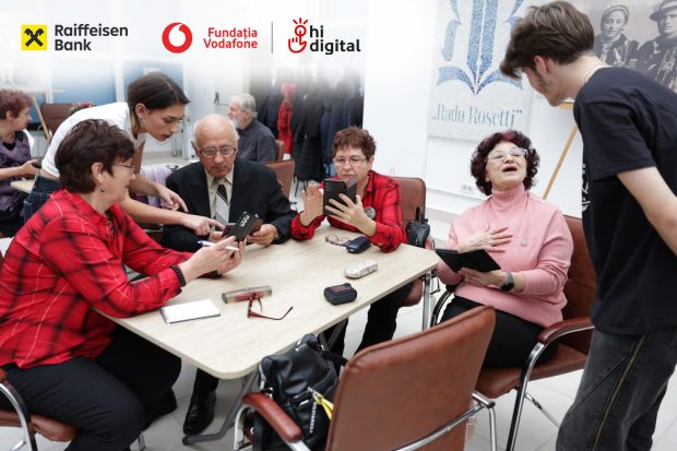 Raiffeisen Bank România și Fundația Vodafone își unesc forțele pentru a sprijini digitalizarea seniorilor prin programul Hi Digital