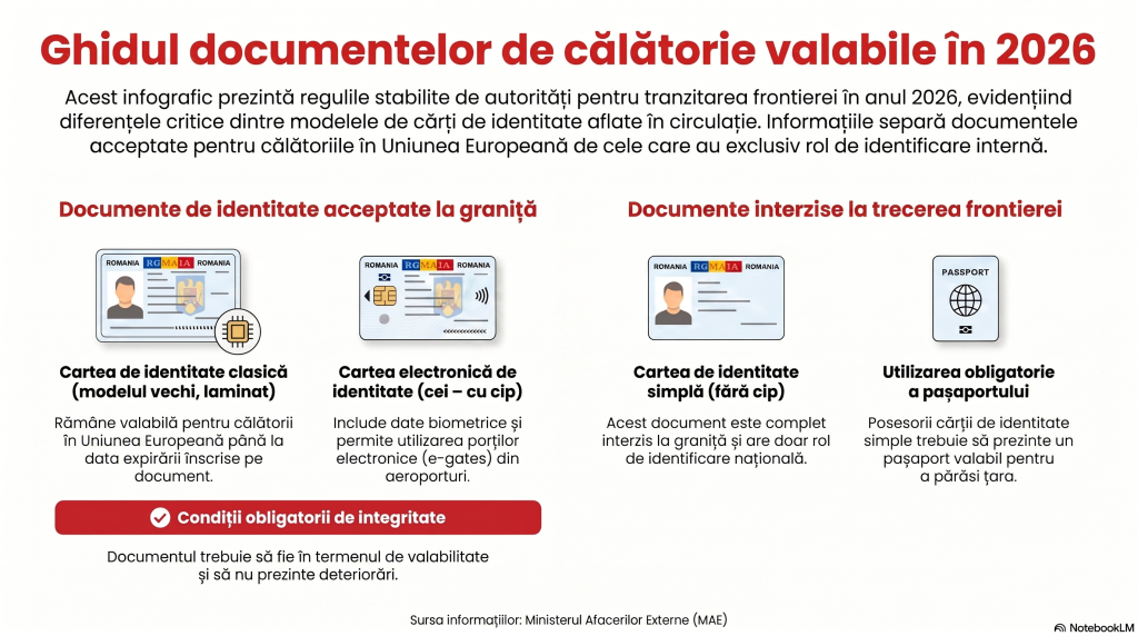 Cu ce tip de buletin poți călători în afara țării: Cartea Electronică de Identitate cu cip, fără cip sau CI-ul vechi