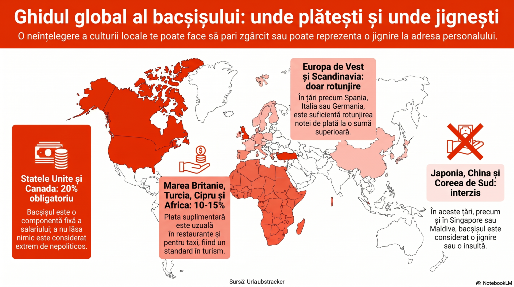 Ghidul bacșișului în vacanță: țările unde trebuie să lași minim 20% din consumație și cele în care tips-ul este văzut ca „lipsă de respect”