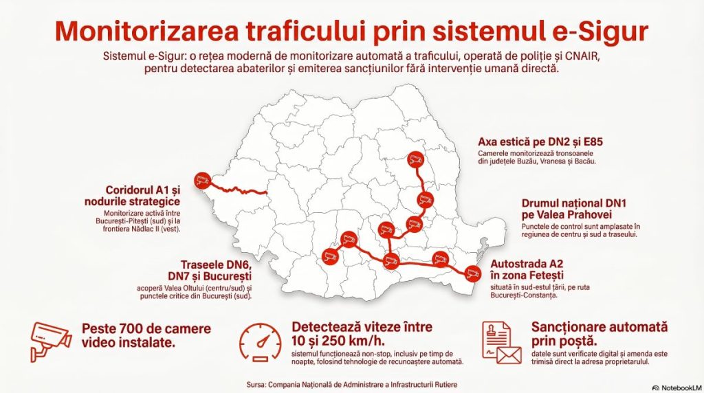 infografic harta radare fixe e sigur vara 2026