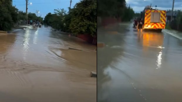 Inundații în Vrancea: 80 de persoane, dintre care 20 de copi