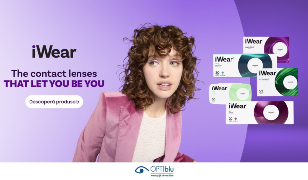 OPTIblu aduce în România lentilele de contact iWear: confort și libertate pentru vederea zilnică