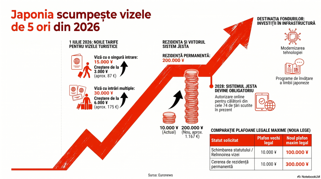 O țară asiatică tot mai vizitată de români crește de cinci ori prețul vizei, începând de la 1 iulie 2026