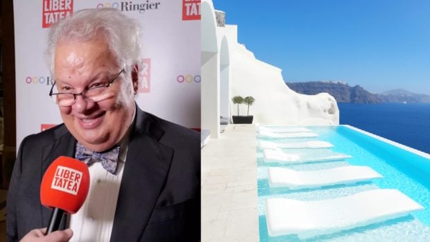 Jean Valvis investește 67,5 milioane de euro într-un spa termal de lux pe insula Santorini, după descoperirea unui izvor termal