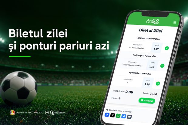 Surse de încredere pentru biletul zilei și ponturi pariuri sportive actualizate pe Cota2.ro