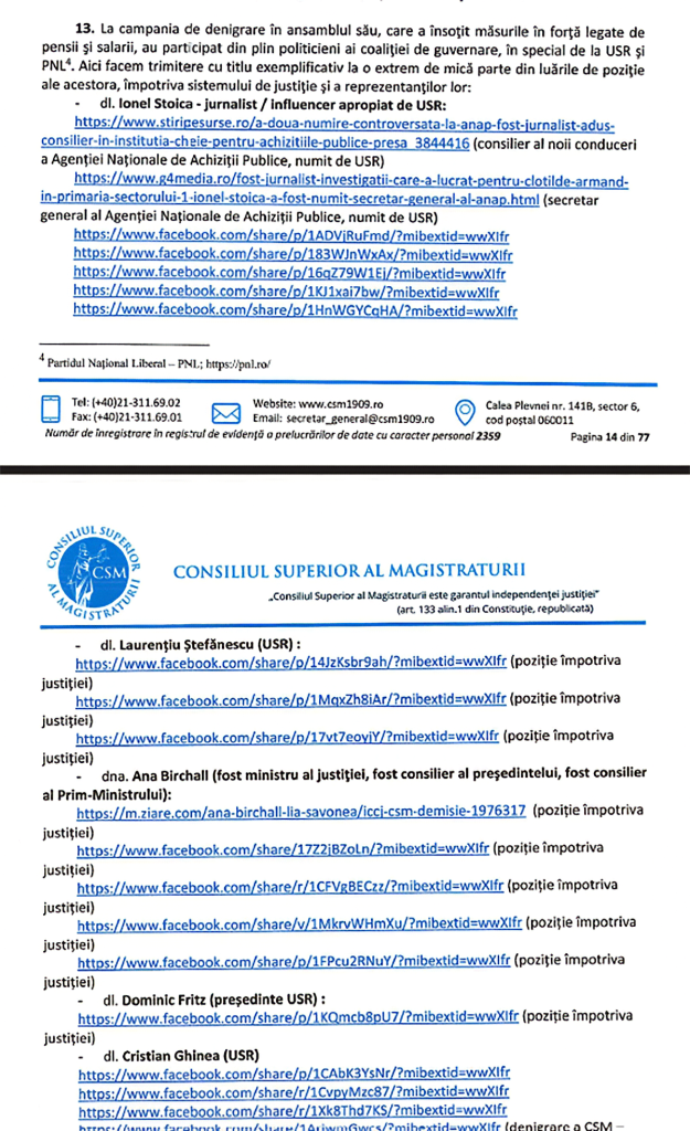 Cum i-a păcălit Consiliul Superior al Magistraturii pe judecători să semneze „liste negre” cu ziariști și politicieni. „Efectiv a fost o manipulare”