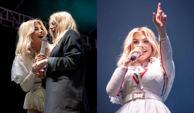 Loredana Groza a purtat costumul iconic al Nadiei Comăneci într-un moment emoționant la Onești