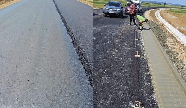 Progrese semnificative pe lotul Chiribiș-Biharia al Autostrăzii A3, constructorii anunță intensificarea asfaltărilor